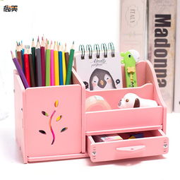 可爱韩系风，少女心爆棚的桌面收纳神器